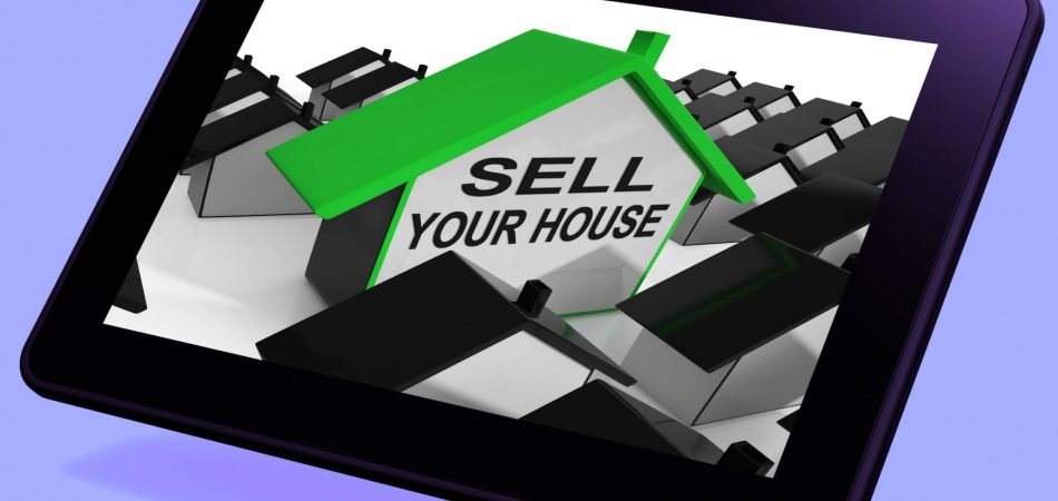 Sell Your House Home Tablet Meaning Marketing Property